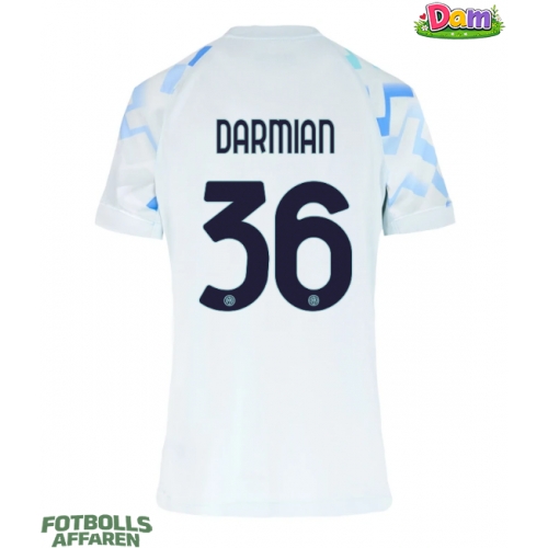 Inter Milan Matteo Darmian #36 Bortatröja Kvinnor 2025-26 Kortärmad